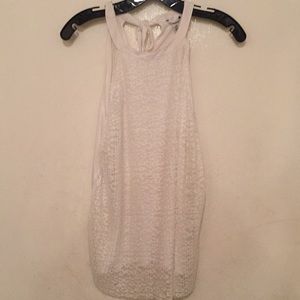 Calvin Klein white top.